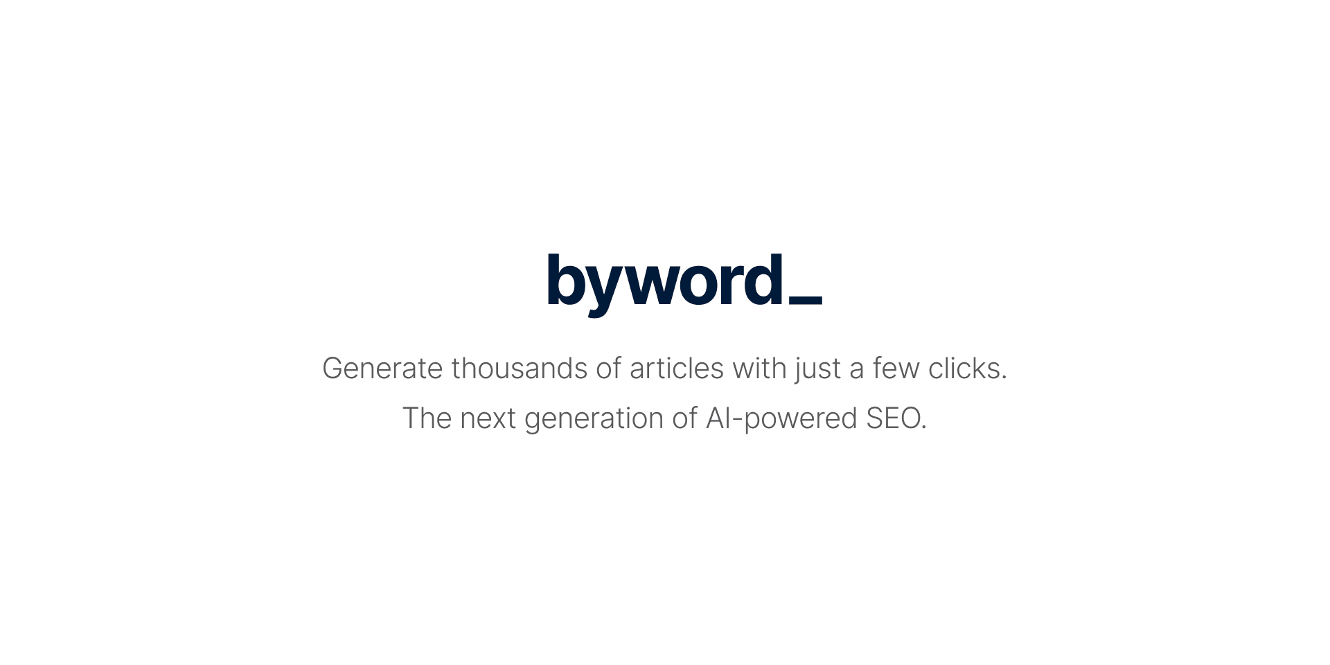 Byword AI alternatives and similar AI tools