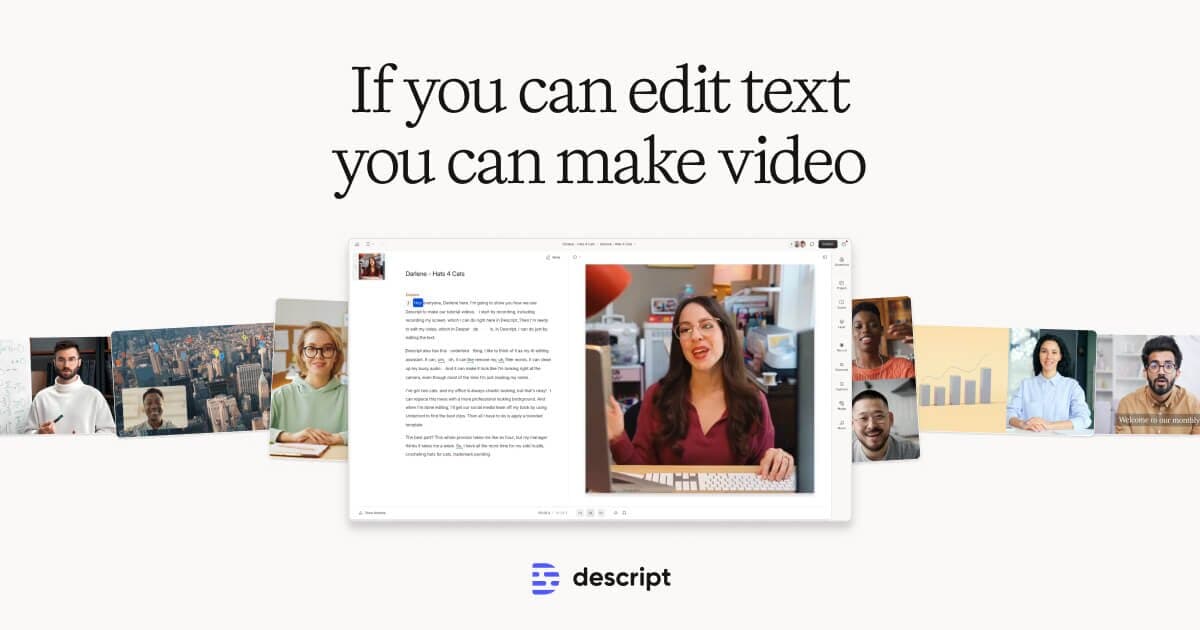 Descript alternatives and similar AI tools